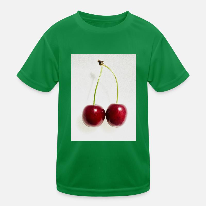 Kirsche Kinder Funktions-T-Shirt