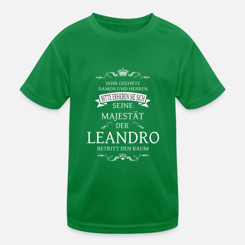 Sa Majesté le Leandro entre dans la pièce T-shirt sport Enfant