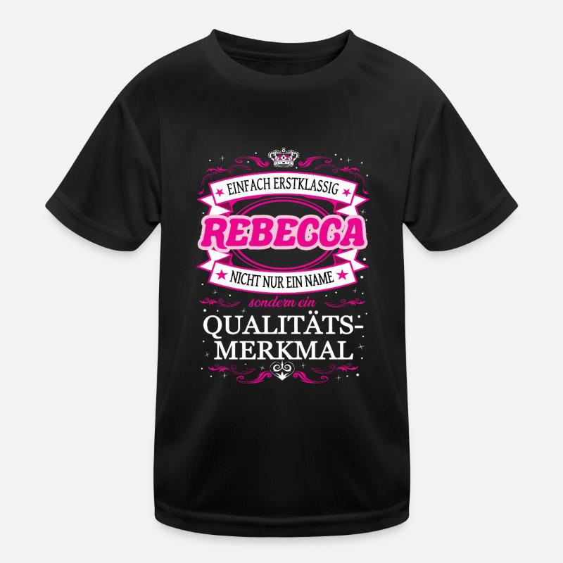 Quality feature Rebecca simply first-class Kids Functional T-Shirt