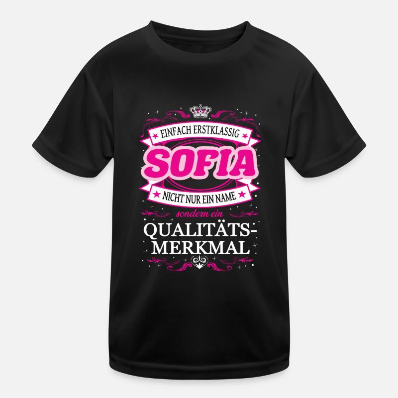 Qualitätsmerkmal Sofia einfach Erstklassig Kinder Funktions-T-Shirt