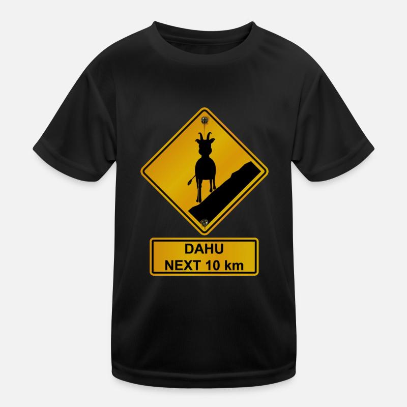 Danger roadsign traversee de dahu 2 T-shirt sport Enfant