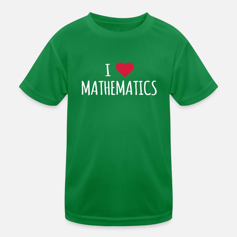 Mathematik Mathematiker Geschenk Ich liebe Mathe Kinder Funktions-T-Shirt