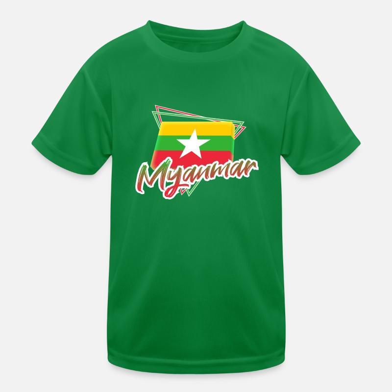 Myanmar T-shirt sport Enfant