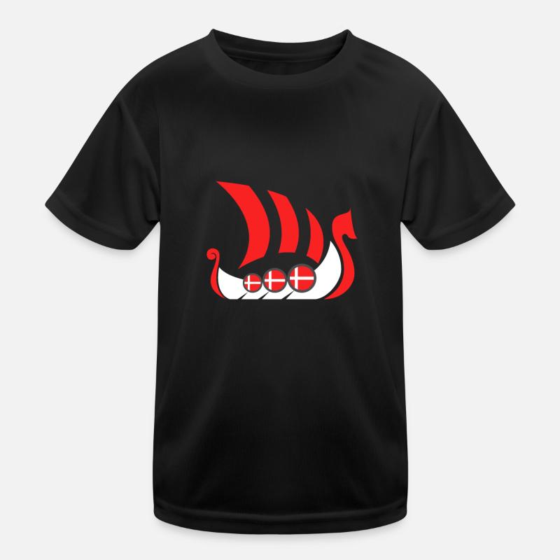 Denmark Vikings Kids Functional T-Shirt