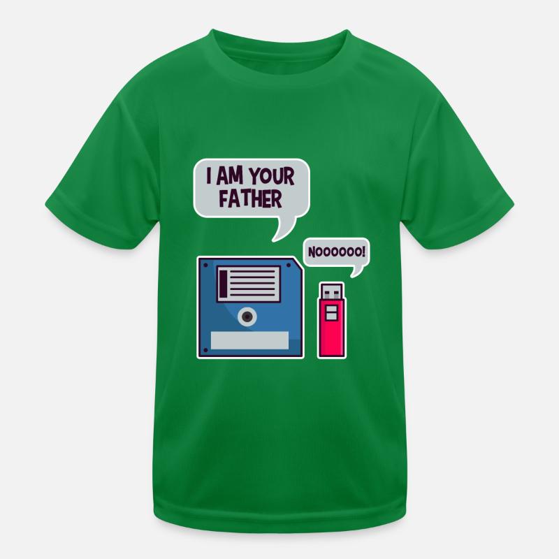 USB Floppy Disk Geek Shirt Computer Nerd lustig Kinder Funktions-T-Shirt