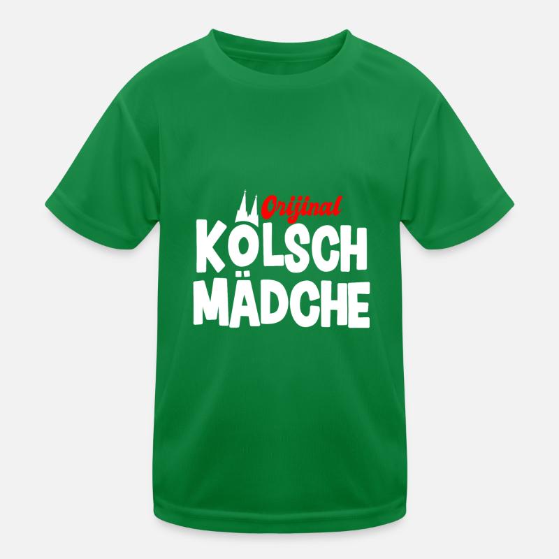 Orijinal Kölsch Mädche Köln Kölner Dom Kinder Funktions-T-Shirt