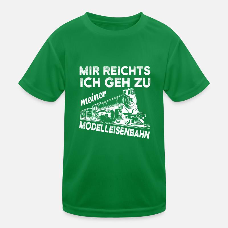 Modelleisenbahn Eisenbahn Modellbau Spruch Kinder Funktions-T-Shirt