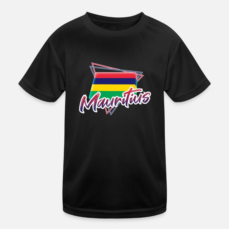 Mauritius Kinder Funktions-T-Shirt