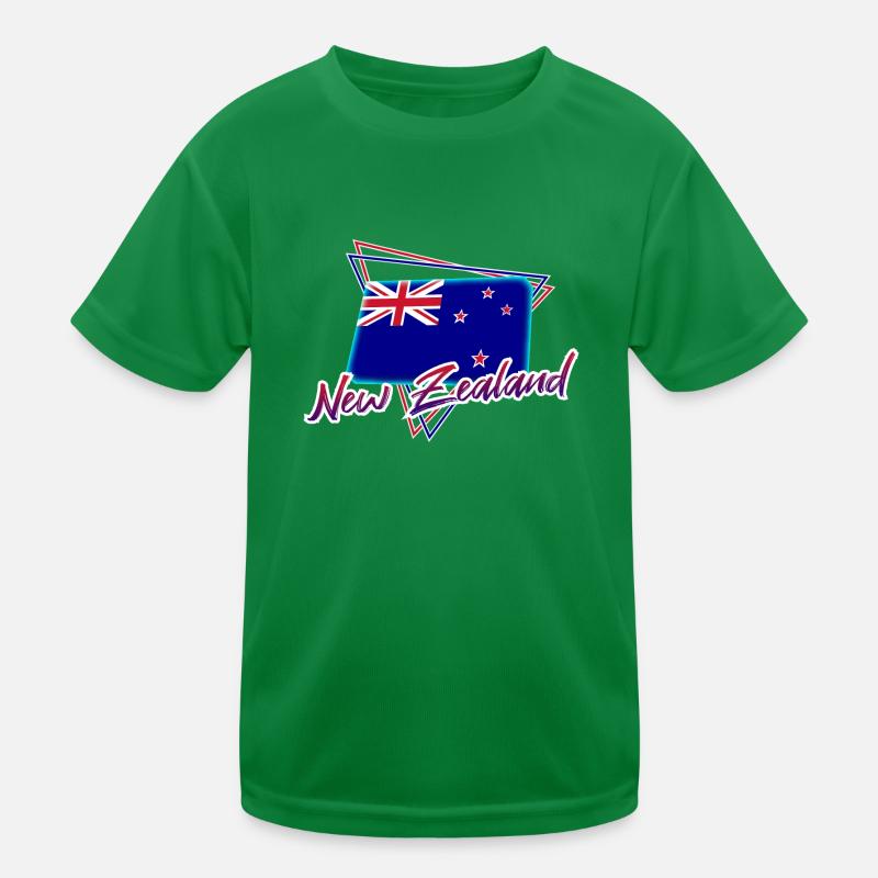 Neuseeland Kinder Funktions-T-Shirt
