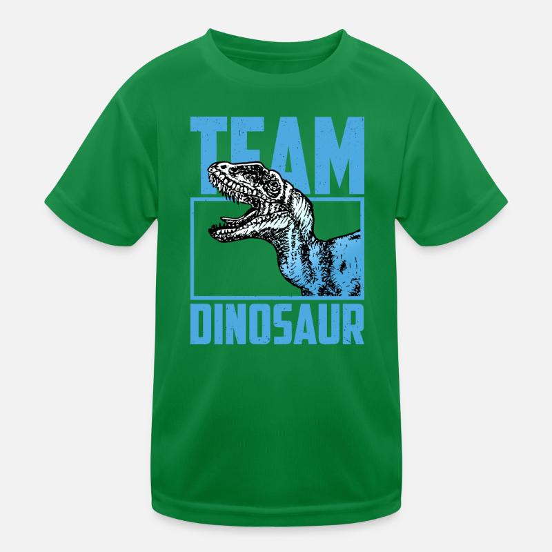 Team Dinosaurier Grafik Kinder Funktions-T-Shirt
