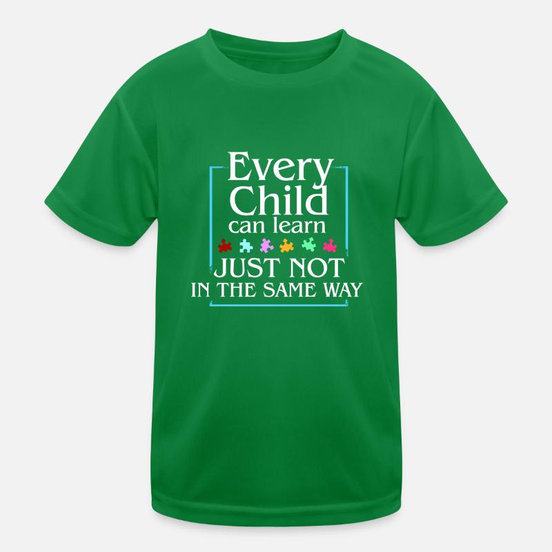 Autismus Spruch Awareness Day Kinder Funktions-T-Shirt