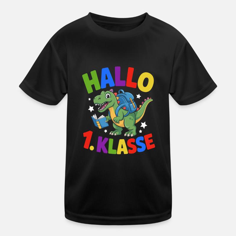 Hello 1st Grade - School Enrollment Kids Functional T-Shirt
