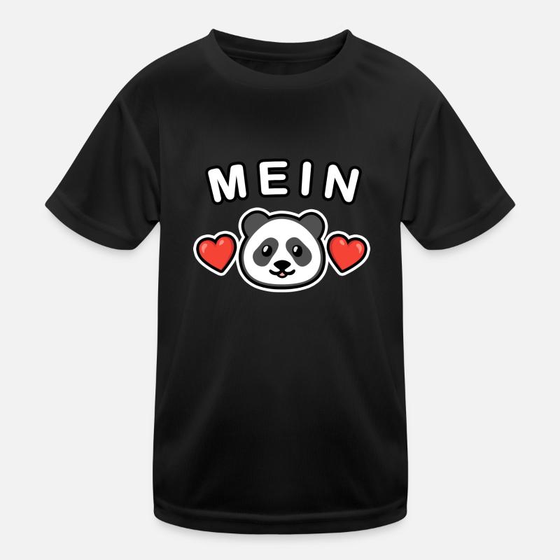 Mein Panda ❤️ Kinder Funktions-T-Shirt