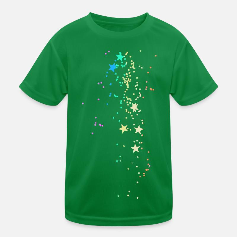 étoiles, dessin, étoiles colorées, pastel T-shirt sport Enfant
