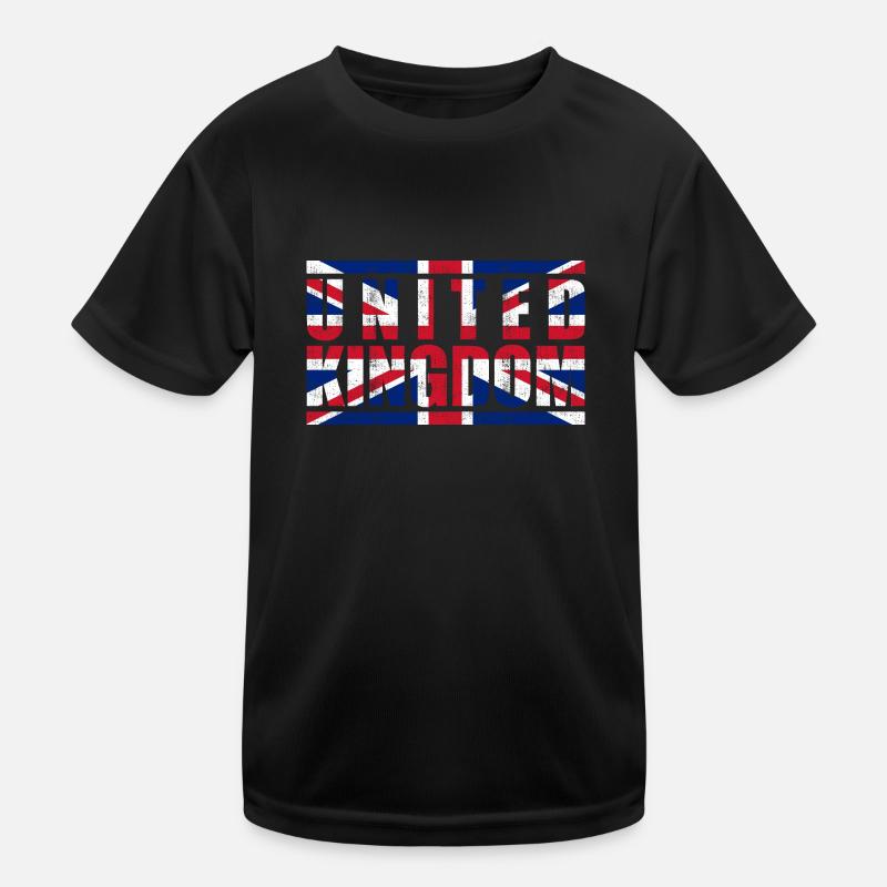 Großbritannien Kinder Funktions-T-Shirt
