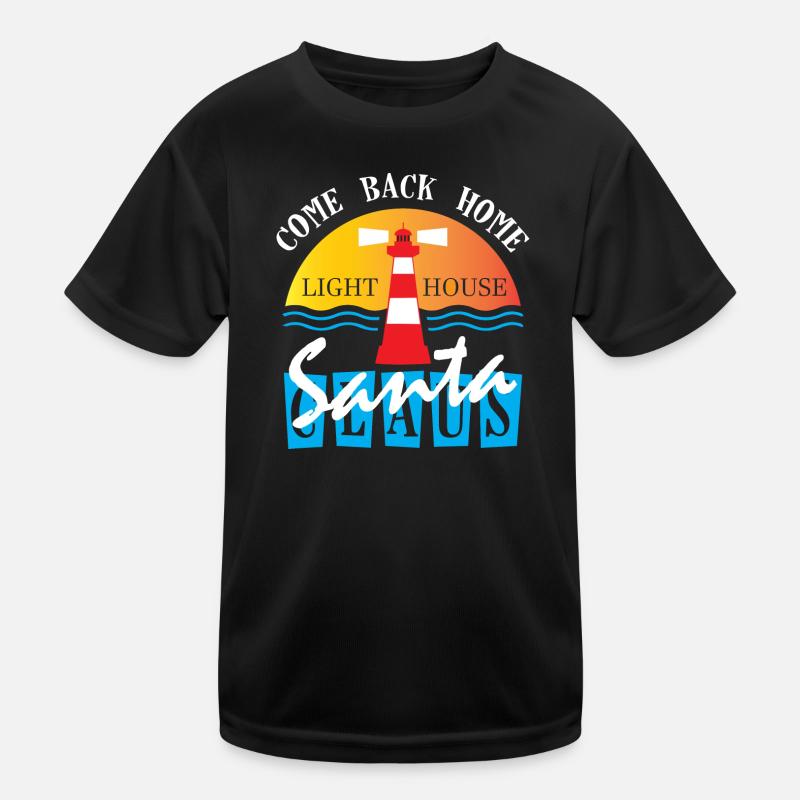 Phare Santaclause Retour à la maison T-shirt sport Enfant