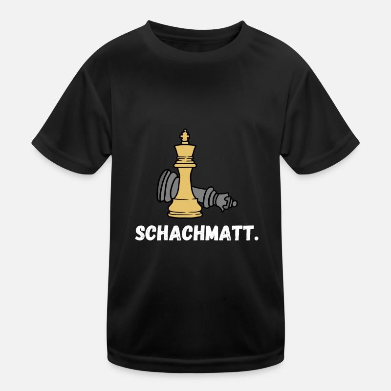 Schach Spruch Geschenk Schachmatt Queens Gambit Kinder Funktions-T-Shirt