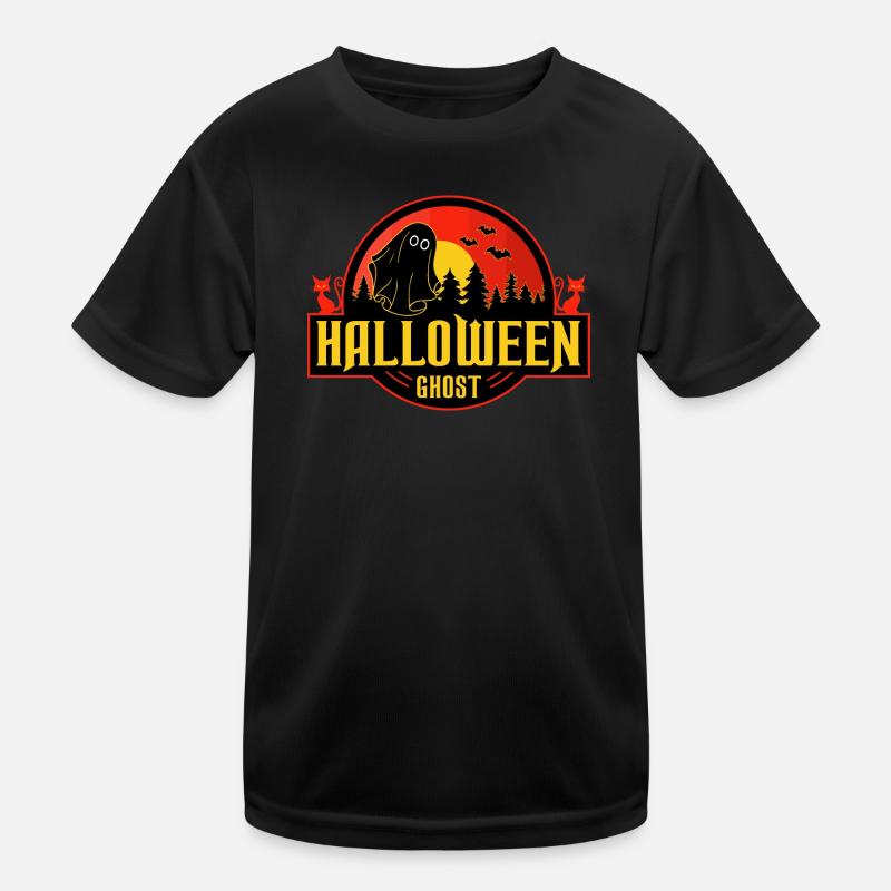 Halloween - Kinder Funktions-T-Shirt - Schwarz