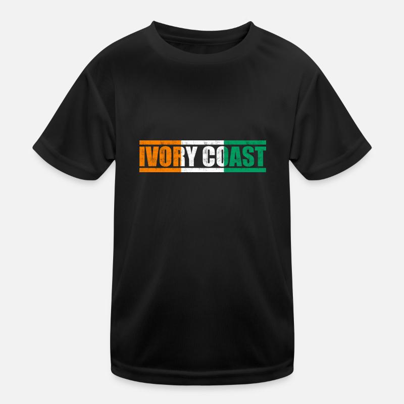 Ivory Coast Kids Functional T-Shirt