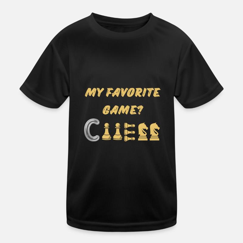 Chess Gift Chess Game Shirt Checkmate King Kids Functional T-Shirt