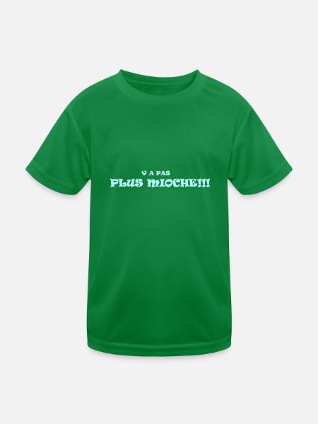 MiocheBleu - T-shirt sport Enfant - vert - Devant