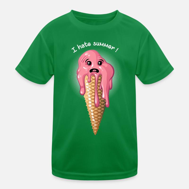 I hate summer Kinder Funktions-T-Shirt