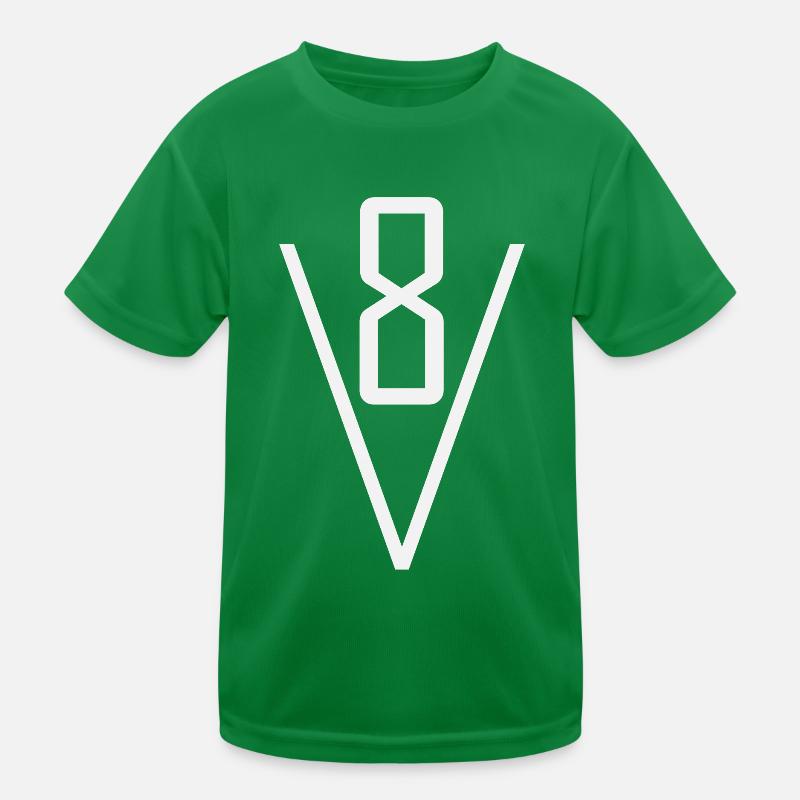 V8 engine Kids Functional T-Shirt