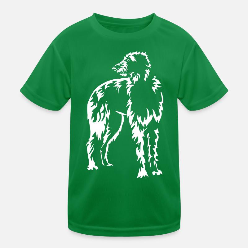 Deerhound écossais « Black Edition » T-shirt sport Enfant
