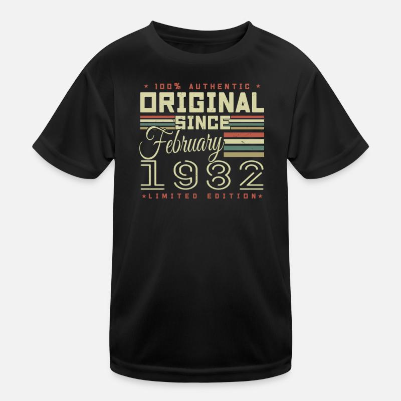 Awesome since February 1982 Kids Functional T-Shirt