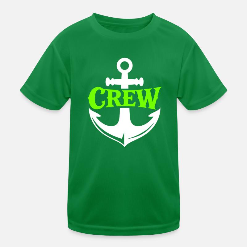 Motif de l’équipe d’ancre néon T-shirt sport Enfant
