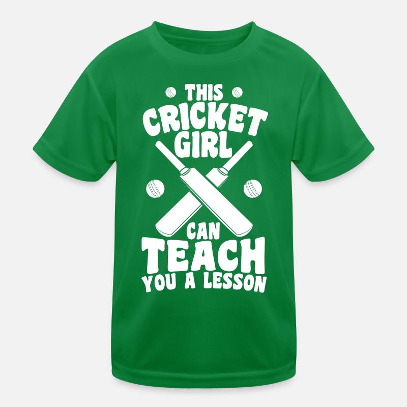 Cricketer T-shirt sport Enfant