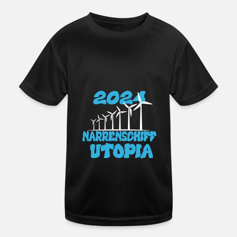 Narrenschiff Utopia, Jahr 2024 Kinder Funktions-T-Shirt