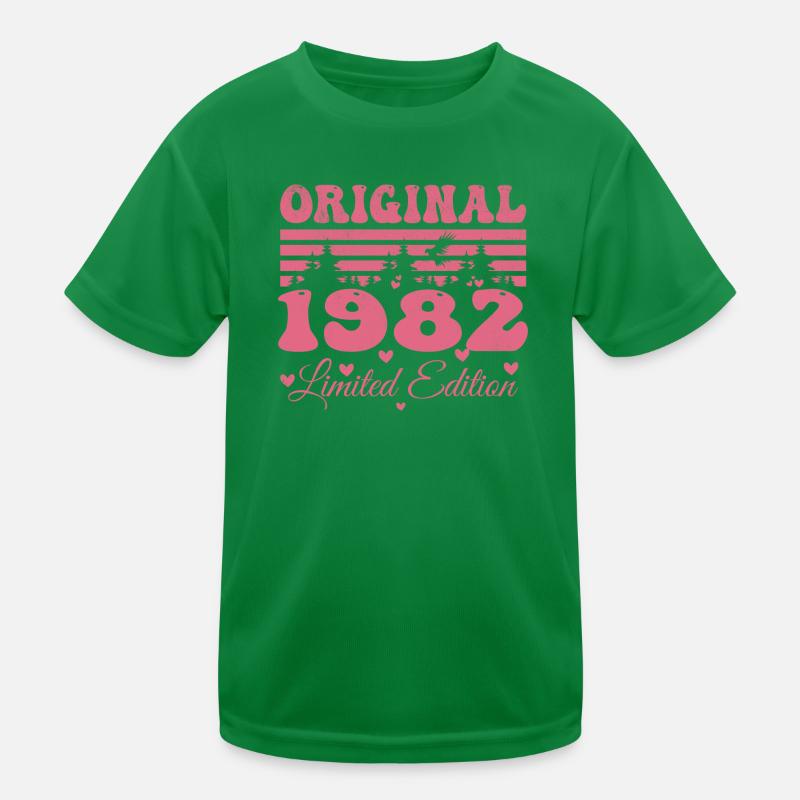 42. Geburtstagsgeschenk 1982 Frau | Geboren 1982 Kinder Funktions-T-Shirt
