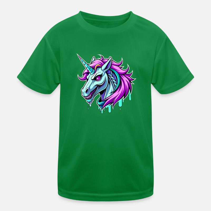 bad unicorn Kinder Funktions-T-Shirt