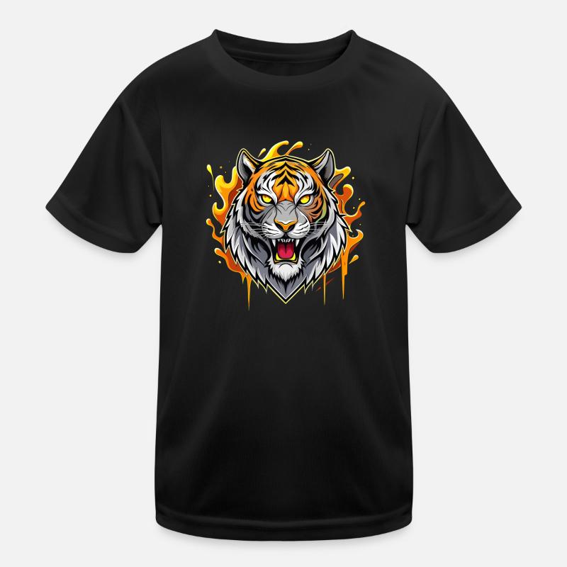 tiger Kinder Funktions-T-Shirt