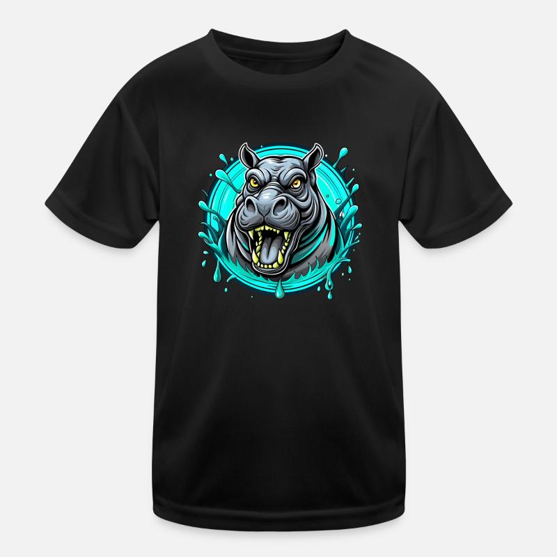 Hippopotame T-shirt sport Enfant