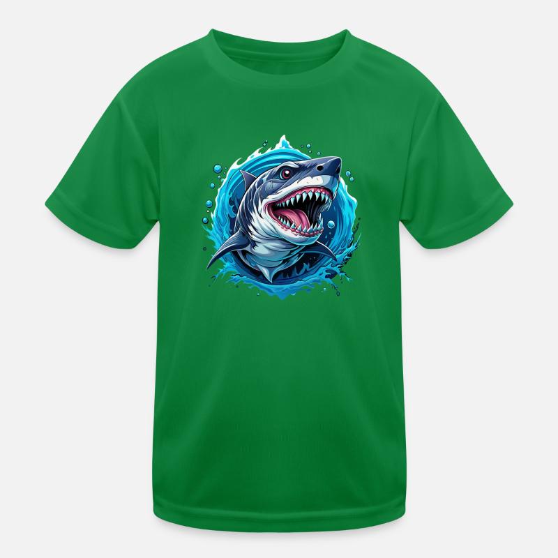 shark Kids Functional T-Shirt