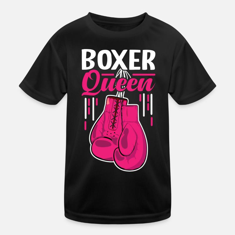 Boxer-Königin Kinder Funktions-T-Shirt
