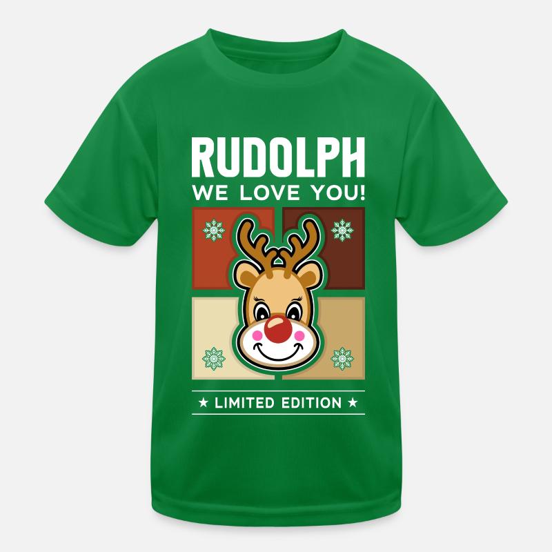 Rudolph Kids Functional T-Shirt