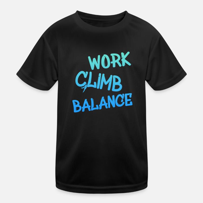 klettern Kinder Funktions-T-Shirt