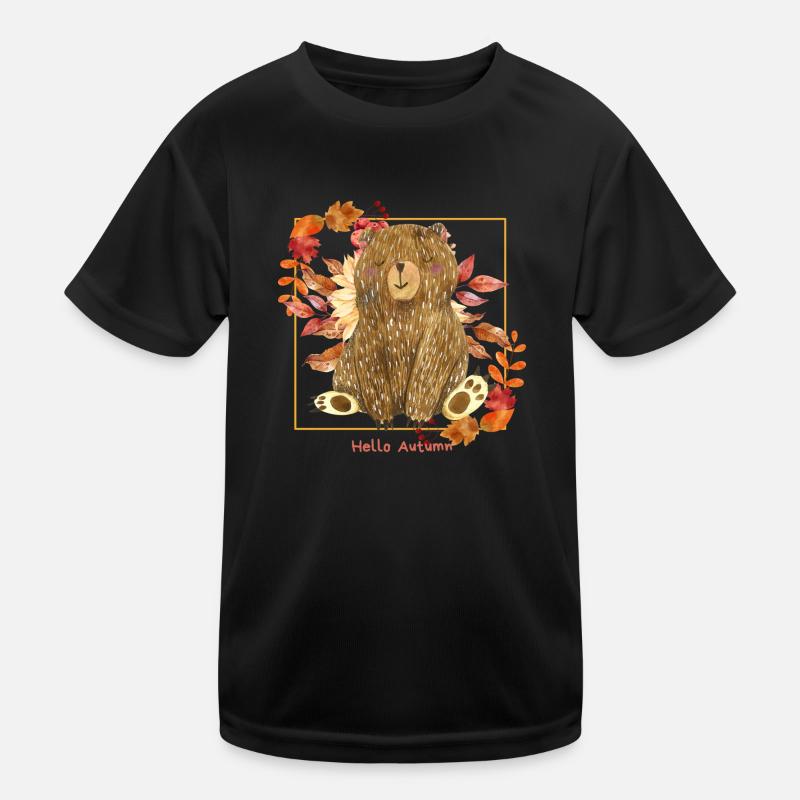 Hello Autumn Kinder Funktions-T-Shirt