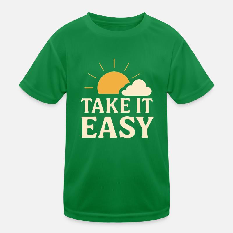 Design soleil vintage Take It Easy T-shirt sport Enfant