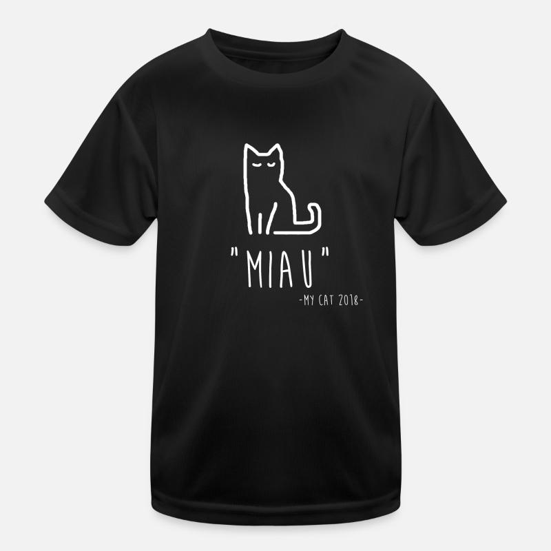 Meow Cat Kids Functional T-Shirt