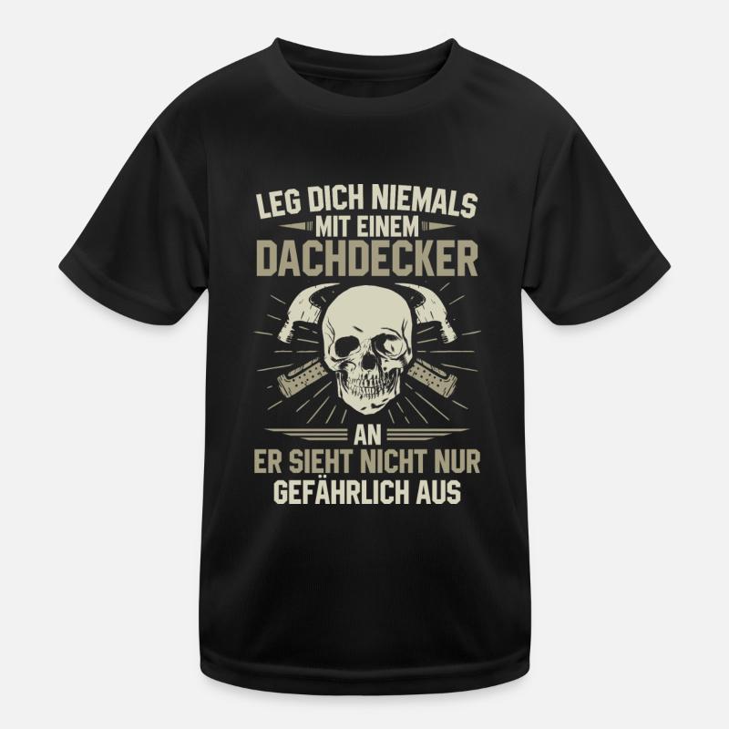 Dachdecker Kinder Funktions-T-Shirt