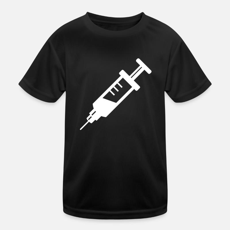 Seringue injection T-shirt sport Enfant