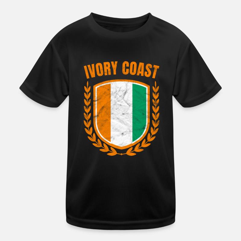 Ivory Coast Kids Functional T-Shirt