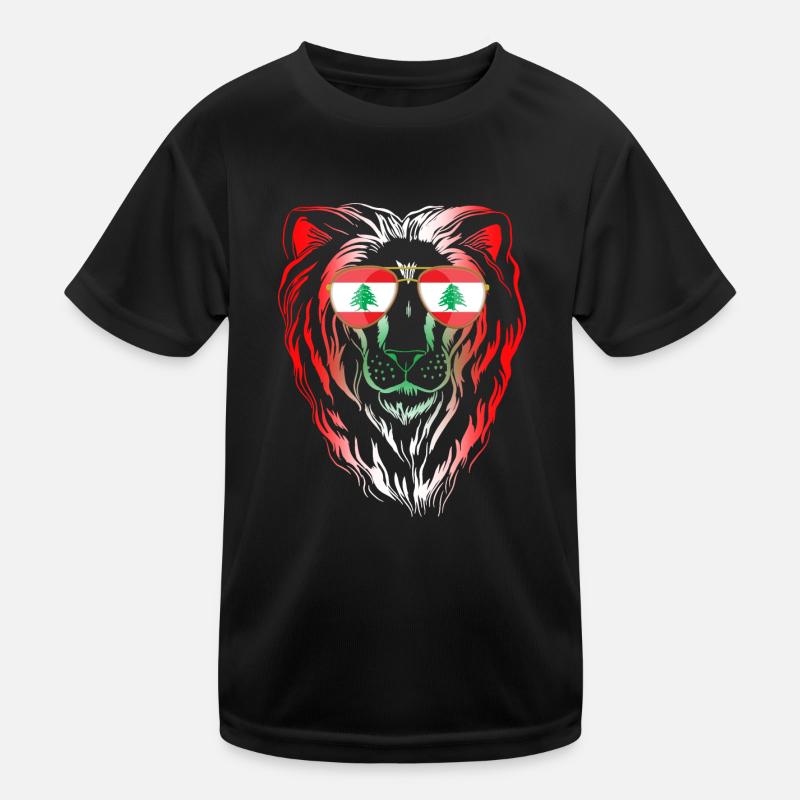Libanon Kinder Funktions-T-Shirt