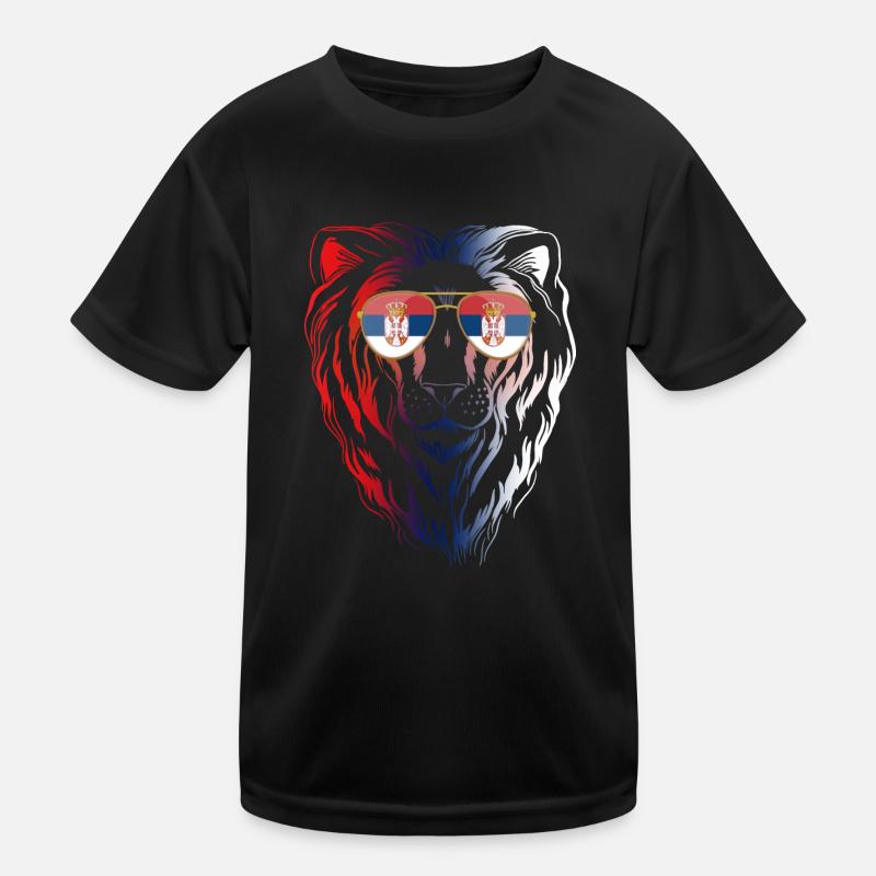 Serbien Kinder Funktions-T-Shirt