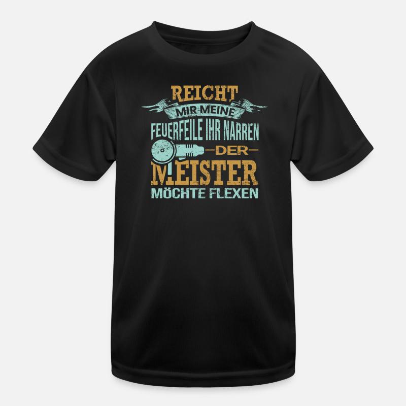 Pflasterer Spruch Geschenk Kinder Funktions-T-Shirt