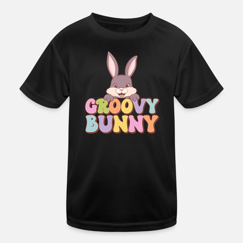 Groovy Bunny Kinder Funktions-T-Shirt